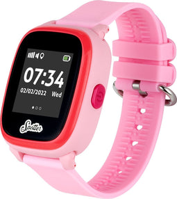 Spotter® GPS Kinderhorloge - Roze - Speciaal voor Kinderen - App in 5 talen - Meisjes horloge - Waterdicht - Werkt in Europa, optie wereldwijd - Inclusief simkaart - Nederlandse klantenservice - 40.000 users