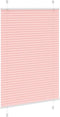 vidaXL - Plissé - rolgordijn - 85x150 - cm - stofbreedte - 84,4 - cm - polyester - roze