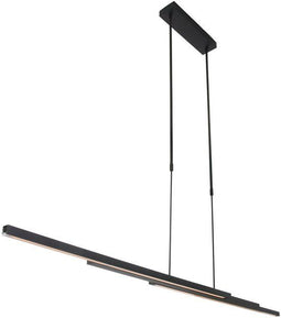 Steinhauer Zelena Motion 7970ZW - Hanglamp - Hoogte instelbaar Dimbaar Lichtkleur instelbaar - Zwart