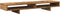 vidaXL - Monitorstandaard - 100x27x15 - cm - bewerkt - hout - oud - houtkleurig
