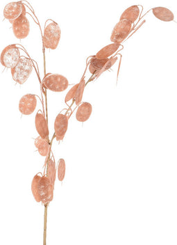 Spray polyester l20b7h76 cm rose kerst