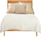 Sprei 180 x 260 cm Ruiten Beige (4 Stuks)