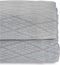 Sprei 180 x 260 cm Ruiten Grijs (4 Stuks)