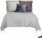 Sprei 240 x 260 cm Geometrisch Grijs (4 Stuks)