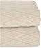 Sprei 240 x 260 cm Ruiten Beige (4 Stuks)