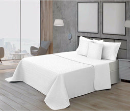 Sprei Decolores Liso Wit 190 x 3 x 270 cm