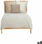 Sprei Geometrisch 180 x 260 cm Beige (4 Stuks)