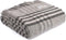 Sprei Grote Schotse Ruit Grijs - 140x240 - Nieuw Wol - Tweedmill UK
