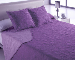 Sprei Hosteline VEGAS Mauve Bed van 180 (3 Onderdelen)