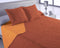 Sprei Hosteline VEGAS Oranje Bed van 105 (2 Onderdelen)