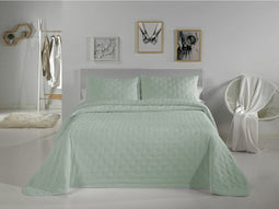 Sprei Pierre Cardin DOTS Blauw Bed van 180 (3 Onderdelen)