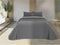 Sprei Pierre Cardin LORENA Antraciet Bed van 105 (2 Onderdelen)