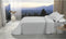 Sprei Pierre Cardin ONDAS Wit Bed van 105 (2 Onderdelen)