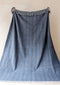 Sprei Visgraat Blauw (Navy) - 175x250 - Gerecycled Wol - TBCo Scotland