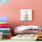 Spreuktegel | Bookworm | Boekenwurm | 10x10cm | StoryTiles