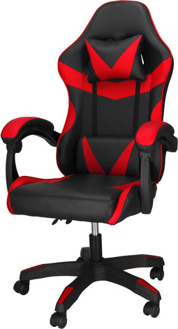 Springos Gamestoel - Gaming Stoel - Ergonomische Bureaustoel - Game stoel - Verstelbaar - Gaming Chair - Rood/Zwart