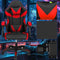 Springos Gamestoel - Gaming Stoel - Ergonomische Bureaustoel - Game stoel - Verstelbaar - Gaming Chair - Rood/Zwart