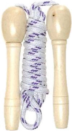 Springtouw - Met houten handvatten