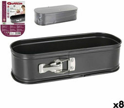 Springvorm Pan Quttin 104626 31 x 12 x 6,7 cm (8 Stuks) (31 x 12 x 6,7 cm)