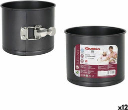 Springvorm Pan Quttin 104921 16 x 13 cm 0,5 mm (12 Stuks) (Ø 16 cm)
