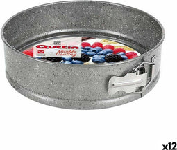 Springvorm Pan Quttin Marble Grijs Koolstofstaal 24 x 6,8 cm (12 Stuks)