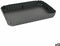 Springvorm Pan Quttin Zwart Koolstofstaal 22,5 x 15,5 x 3 cm (12 Stuks)