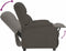 vidaXL Fauteuil verstelbaar fluweel donkergrijs