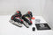 Nijdam Red Raider - 2-in-1 Combo Skeelers - Verstelbaar Maat 33-36 - Zwart/Rood