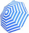 Benson Strandparasol - Ø 160 cm - aluminium frame - wit/blauw print