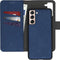 iMoshion Hoesje Geschikt voor Samsung Galaxy S21 Hoesje Met Pasjeshouder - iMoshion Uitneembare 2-in-1 Luxe Bookcase - Donkerblauw