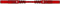 SPUITGEGOTEN MEETSNOER MET CONTACTBEVEILIGING 4mm 25cm / ROOD (MLB/GG-SH 25/1) (HM0411S25)