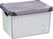 Opbergbak met Deksel Home Grijs Plastic (29 x 23,5 x 39 cm)
