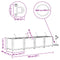 vidaXL - Tuinplanten - met - Water - Irrigatiesysteem - - - 4 - stuks - Bruin