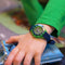 Ice-Watch Ice Cartoon Dino - Polshorloge - Silicone band - Koningsblauw met fluogroen (Extra Small)