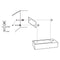Differnz Helios - fonteinset - 37.5x18.5x9.5cm - 1 kraangat - Recht matte zwarte kraan - Mineraalsteen Marmer