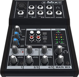Mackie Mix5 5channels 20 - 30000Hz Zwart