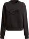 Guess Afrah CN - Dames Sweatshirt - Glitterprint - Zwart (M)