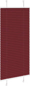 vidaXL - Plissé - rolgordijn - 60x100 - cm - stofbreedte - 59,4 - cm - bordeauxrood