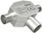 Hama 00205236 - Antenneverdeler 2-voudig - Coaxiaal 2x uitgang - Zilver