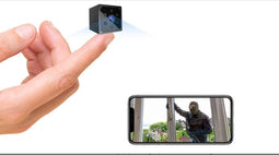 Spy Camera 1080P HD Mini WiFi Hidden Spy Camera voor mobiele weergave, Indoor Micro Surveillance Camera's Lange duur Spy CAM met IR Nachtzicht Bewegingsdetectie