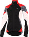 Pearl Izumi Elie - Fietsjack dames - Winddicht - Zwart met rood en wit