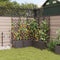 vidaXL - Tuinplanters - met - Wateririgatiesysteem - 5 - st - Bruin