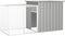 vidaXL - Kippenhok - 600x91x100 - cm - gegalvaniseerd - staal - grijs
