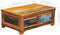 vidaXL - Salontafel - met - opbergruimte - vintage - stijl - gerecycled - hout