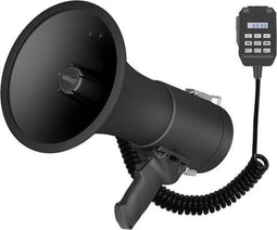 Velleman Krachtige 50 W Megafoon - Ingebouwde Sirene 700s Opname Bluetooth - Mat Zwart