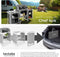 tectake® Campingkeuken - Opvouwbare Campingkast - Hittebestendig Werkblad - 172 x 52 x 104 cm - Grijs