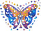 UNIDRAGON Houten Puzzel Voor Volwassenen Dier - Intersterrenstelsel Vlinder - 306 stukjes - King Size 41x30 cm