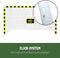 Umbro Voetbaldoel - Voetbal Goal 300 x 200 x 110 cm - Metaal - Zwart/Geel