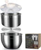 HI NATURE™ Slacentrifuge - 100% RVS Core Rotare Salade Spinner | Sla-centrifuge met Roestvrijstalen Binnenmand | Salade droger met RVS Zeef- Inclusief