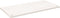Bureaublad 100x60x2,5 cm massief grenenhout wit